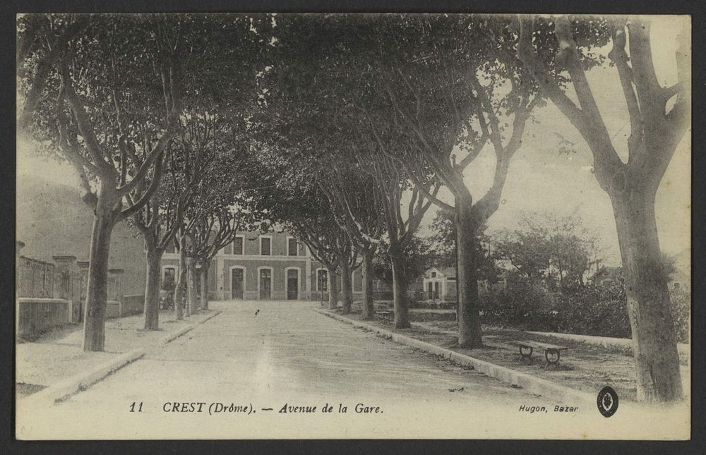 Crest (Drôme). - Avenue de la Gare