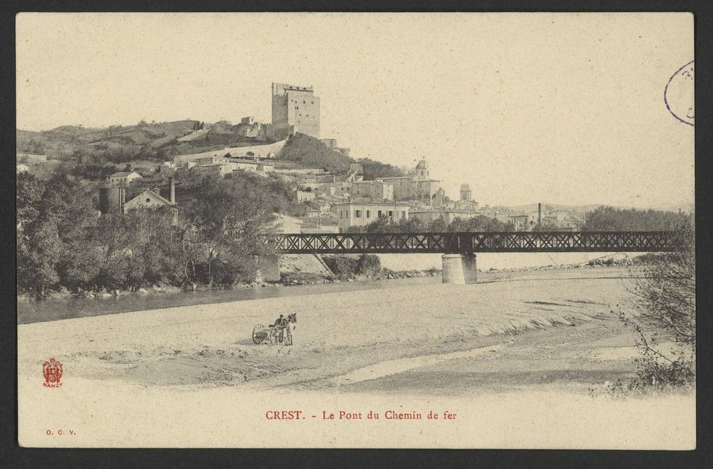 Crest. - Le Pont du Chemin de fer