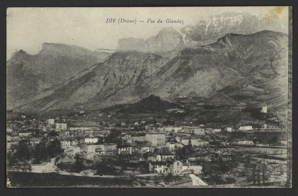 Die (Drôme) - Vu de Glandaz