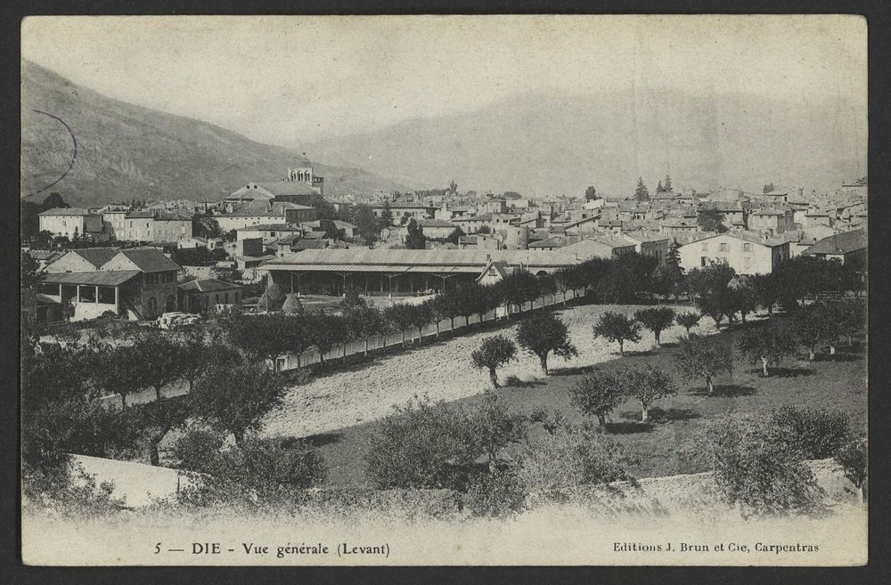 Die - Vue générale (Levant)