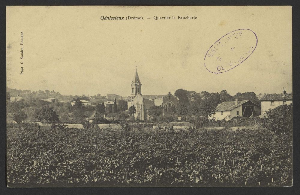 Génissieux (Drôme) - Quartier de la Faucherie
