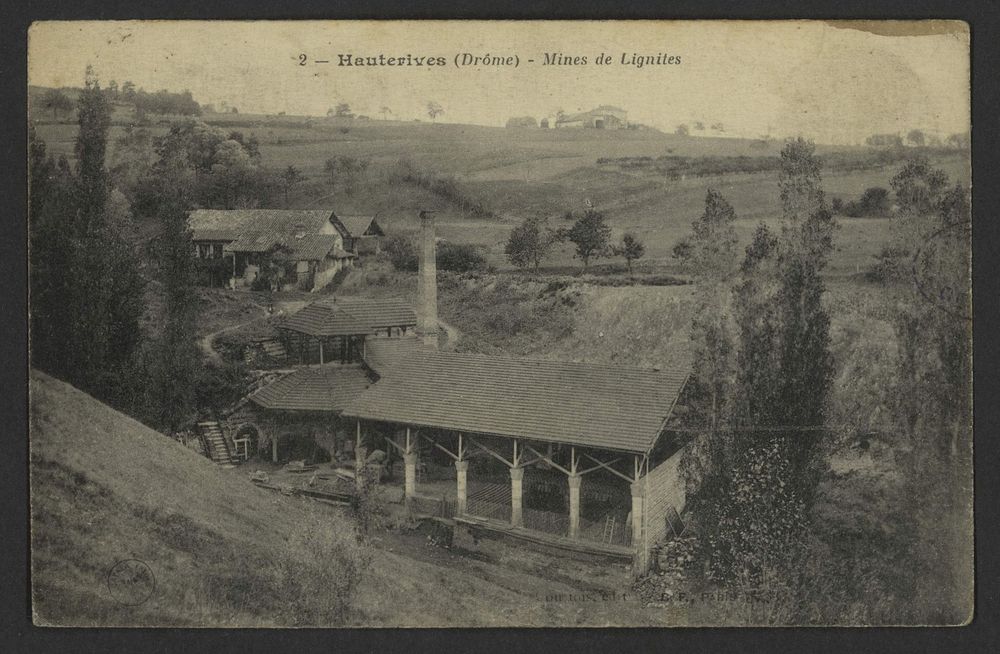 Hauterives (Drôme) - Mines de Lignites