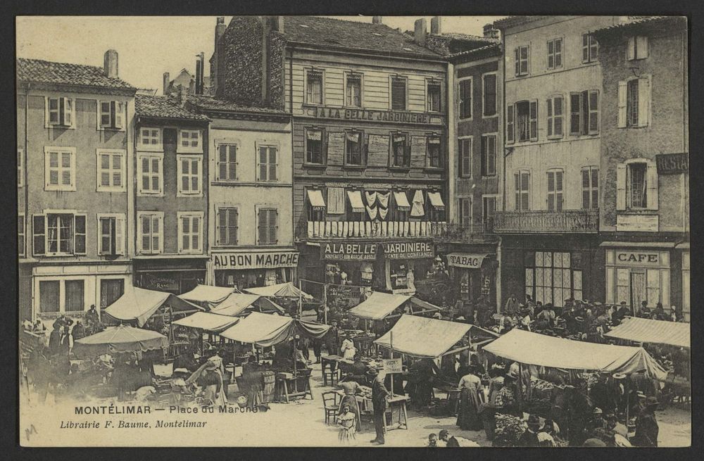Montélimar -Place du marché