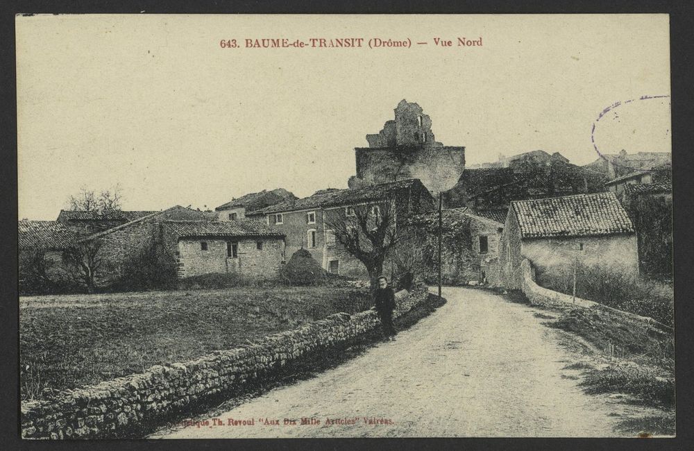 Baume-de-Transit (Drôme) - Vue Nord