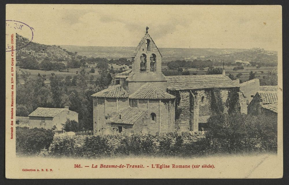 La Beaume-de-Transit. - L'Eglise Romane (XIIe siècle)