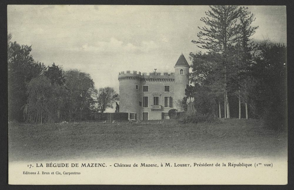 La Bégude-de-Mazenc, à M. Loubet, Président de la République (1re vue)