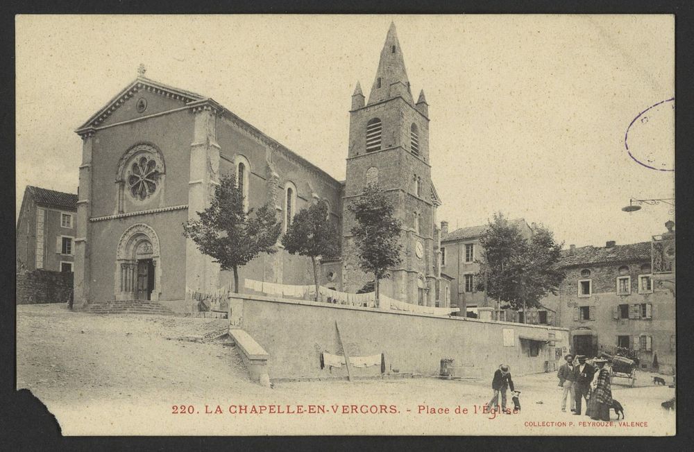 La Chapelle-en-Vercors - Place de l'Eglise