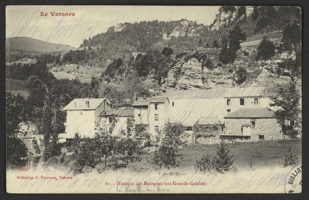 Hameau des Baraques aux Grands Goulets