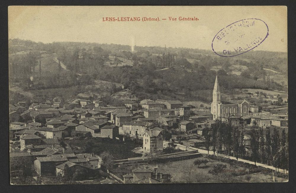 Lens-Lestang (Drôme) - Vue Générale