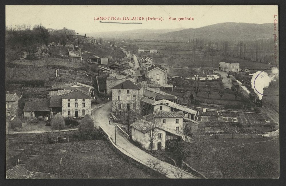 Lamotte-de-Galaure (Drôme) - Vue générale