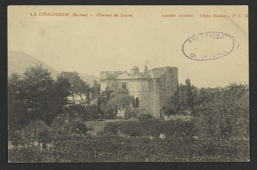 La Coucourde (Drôme) - Château de Leyne
