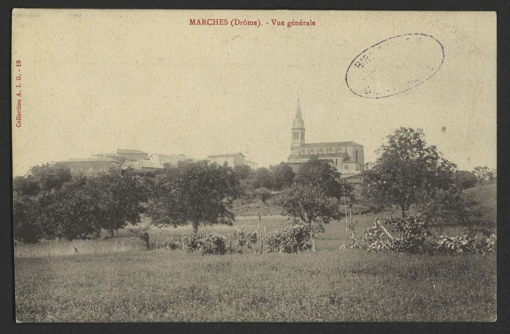 Marches (Drôme) - Vue générale