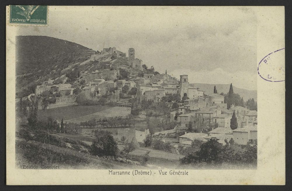 Marsanne (Drôme)  Vue générale