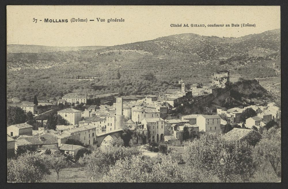 Mollans (Drôme) - vue générale