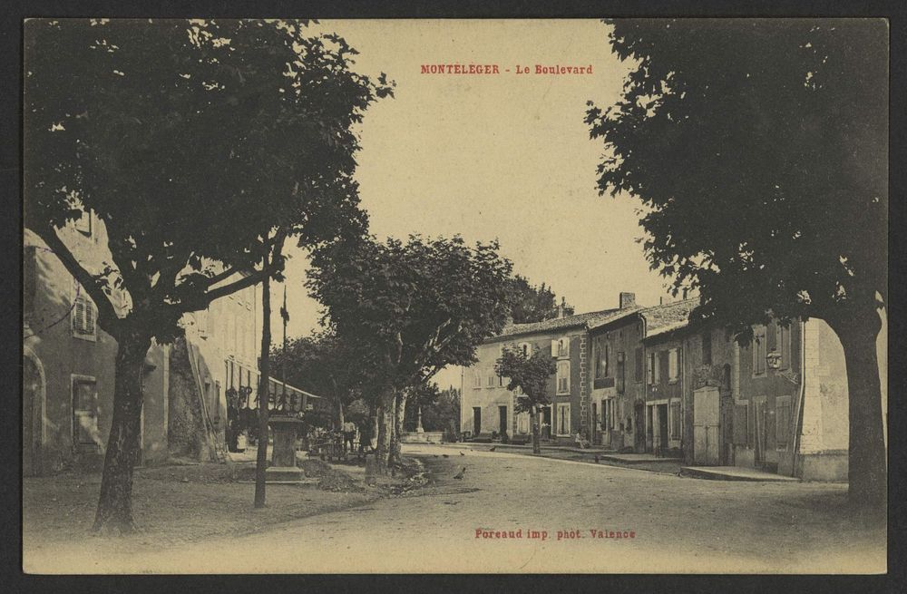 Montéléger - Le boulevard