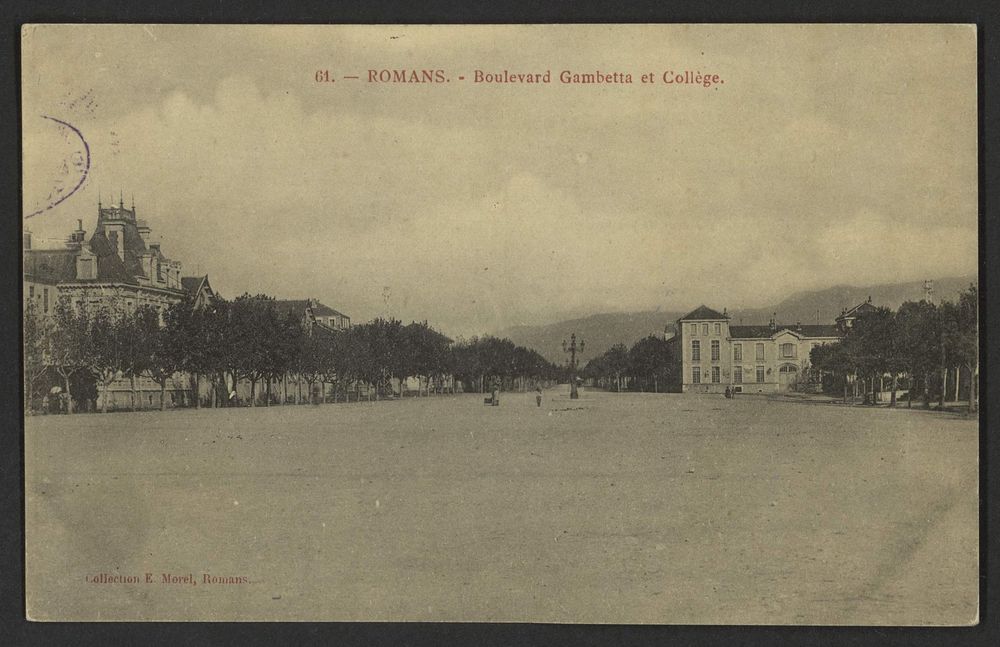 Romans - Boulevard Gambetta et Collège