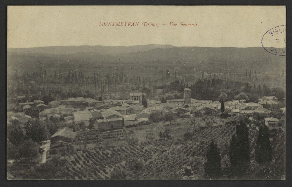 Montmeyran (Drôme) - Vue générale