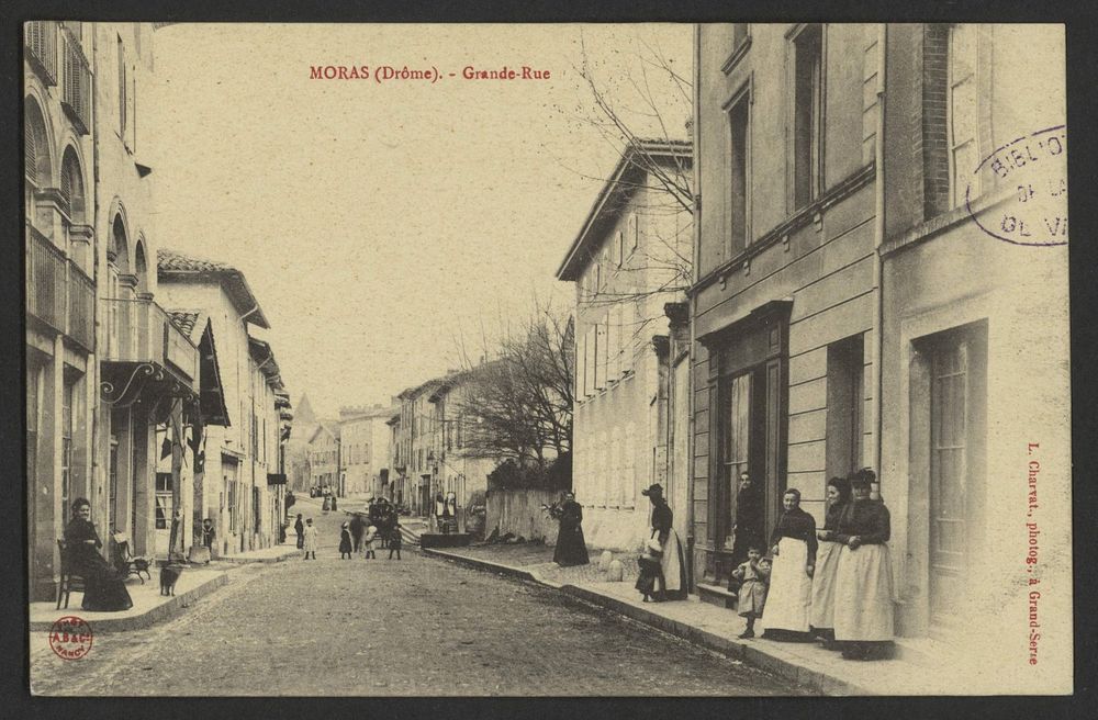 Moras (Drrôme) - Grande Rue