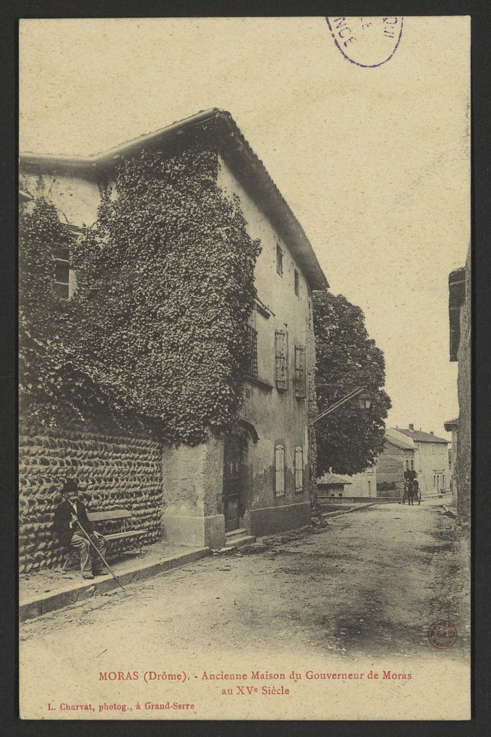 Moras (Drôme) - Ancienne maison du gouverneur de Moras au Xvè siècle