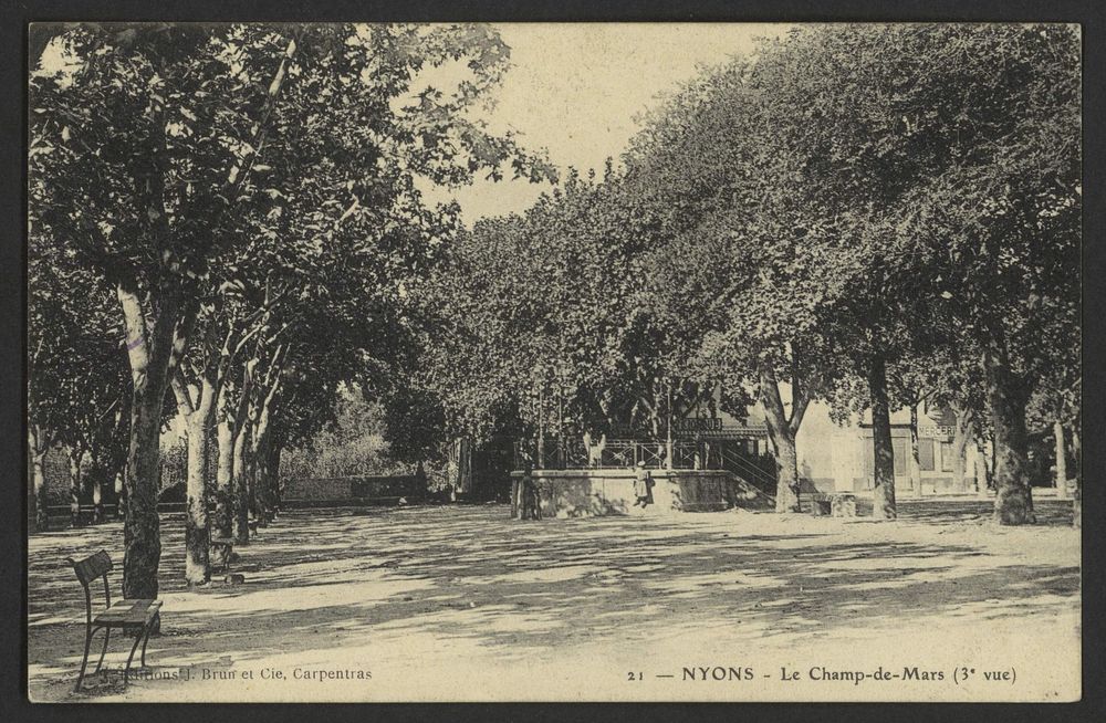 Nyons - Le champ-de-Mars