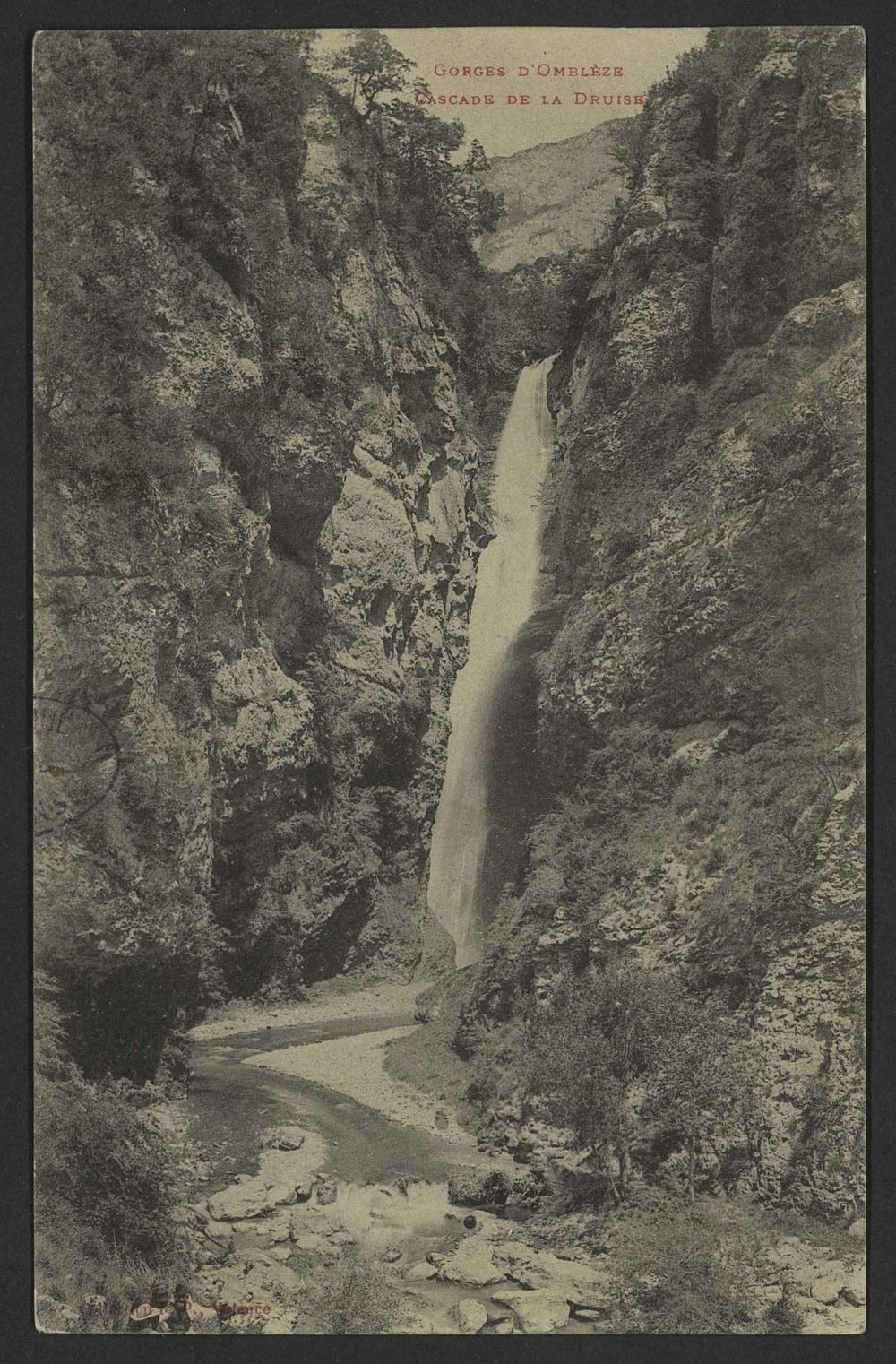 Gorges d'omblèze - Cascade de la Druise