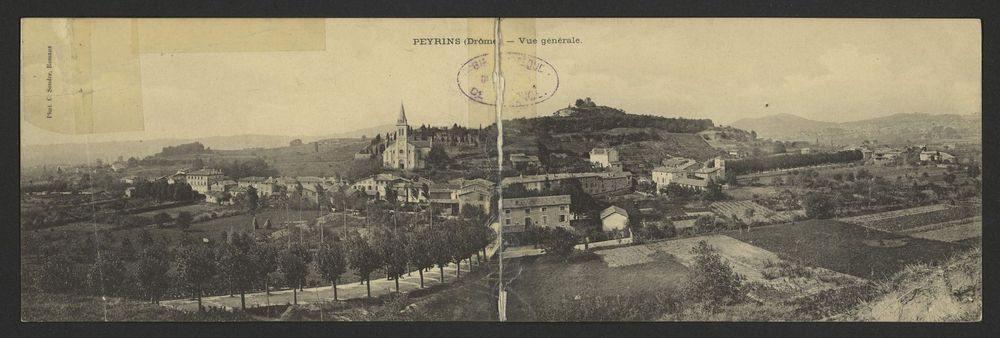 Peyrins (Drôme) - Vue générale