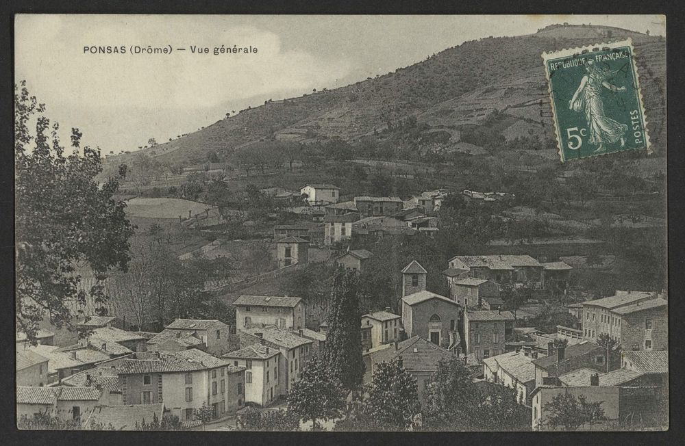 Ponsas (Drôme) - Vue générale