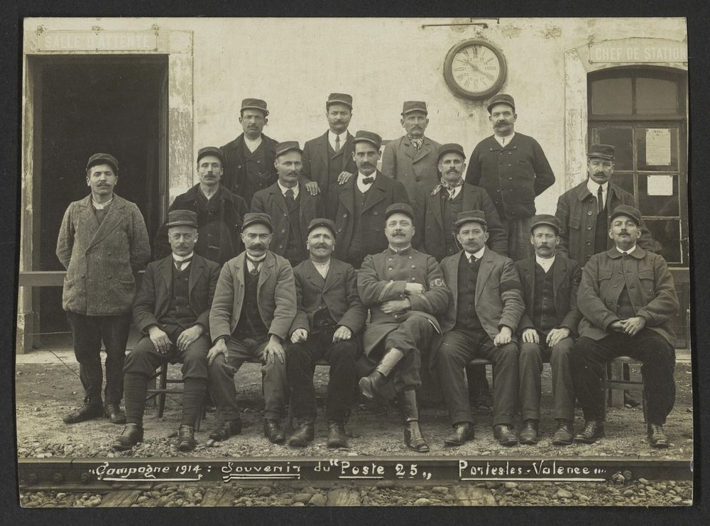 Campagne 1914 : souvenir du poste 25 - Portes-les-Valence