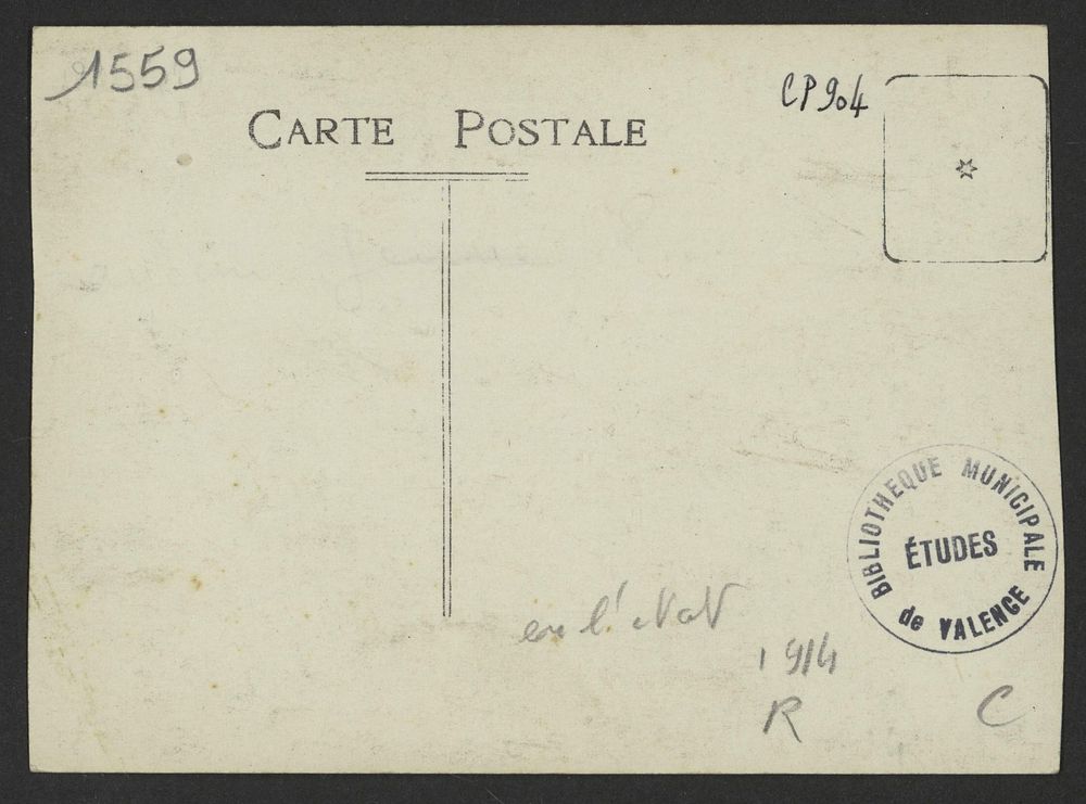 Campagne 1914 : souvenir du poste 25 - Portes-les-Valence