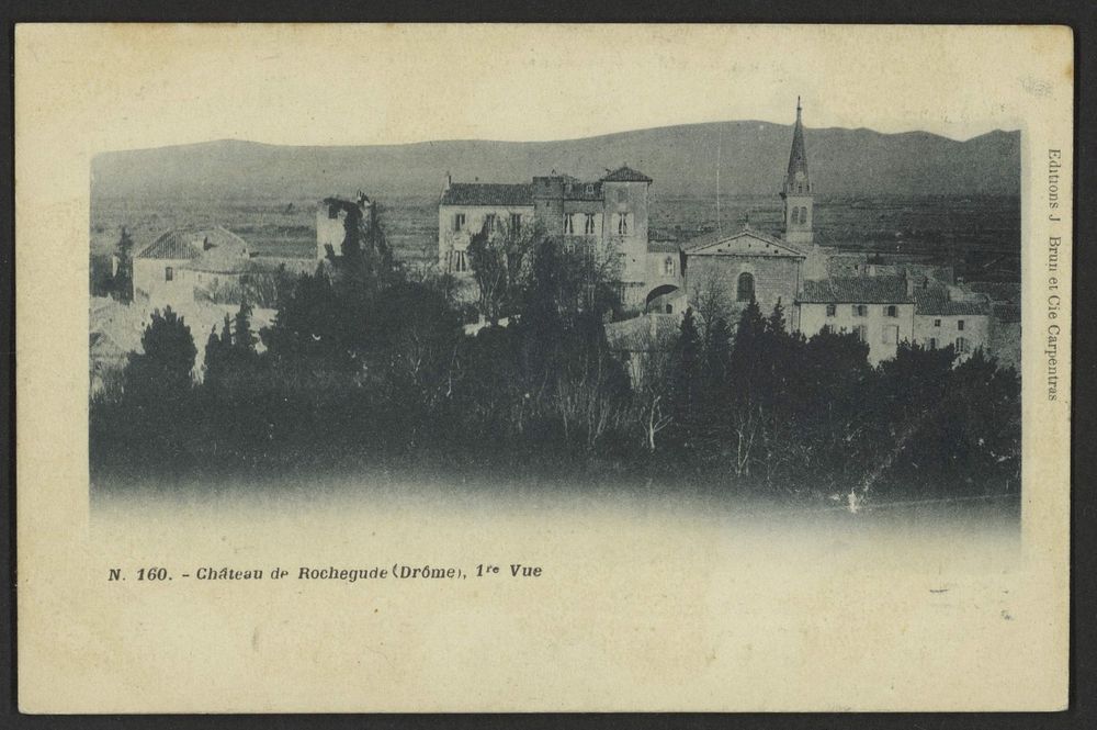 Chäteau de Rochegude (Drôme), 1ère Vue