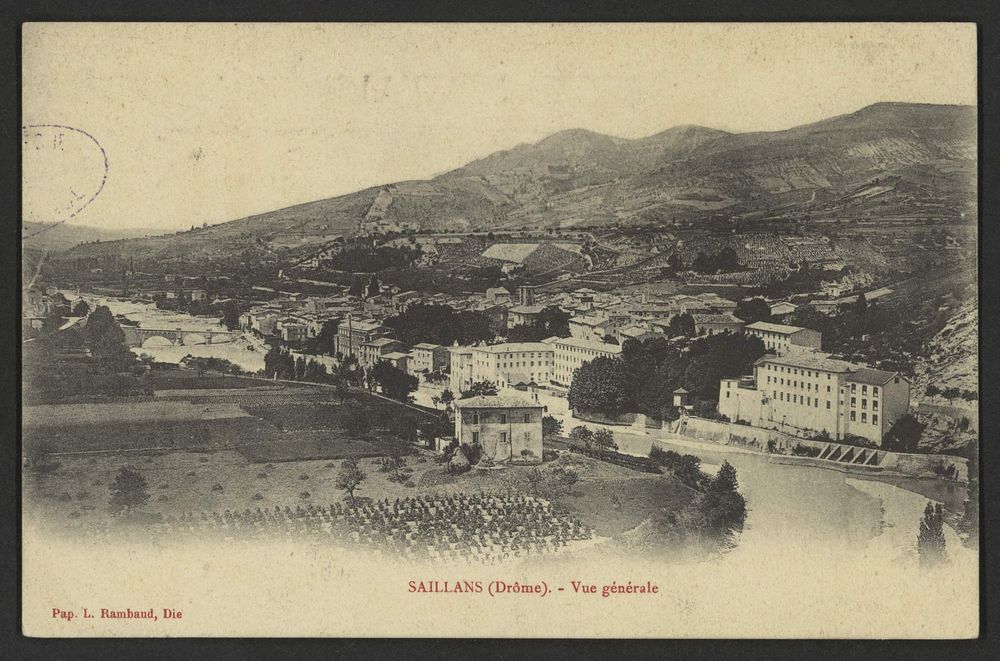 Saillans (Drôme) - Vue générale