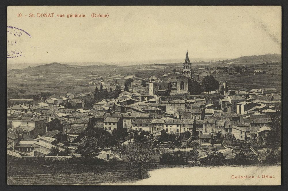 St-Donat vue générale (Drôme)