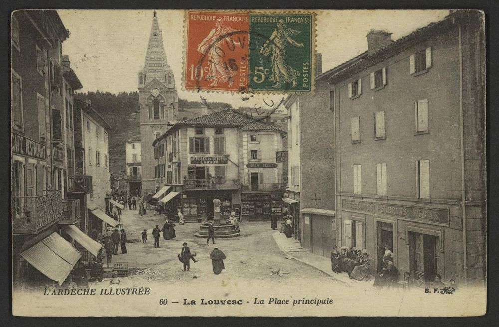 La Louvesc - La Place principale
