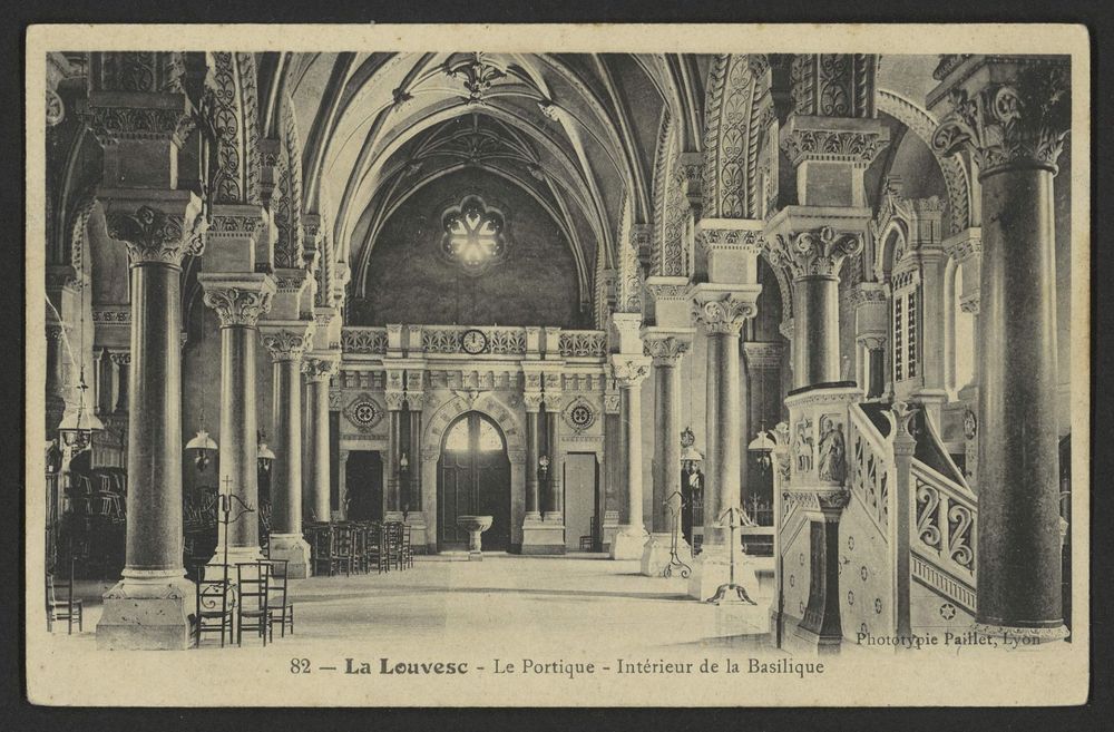 La Louvesc - Le Portique - Intérieur de la Basilique