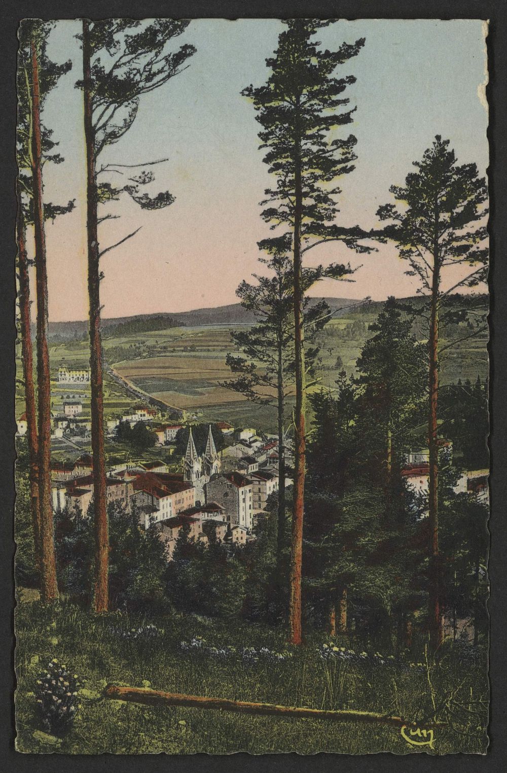 La Louvesc (Ardèche) - Altit. 1050 m. - Vue générale