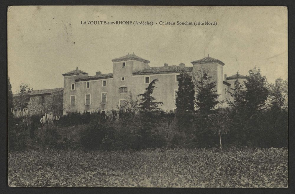 La Voulte-sur-Rhône (Ardèche). - Château Souchet (côté Nord)