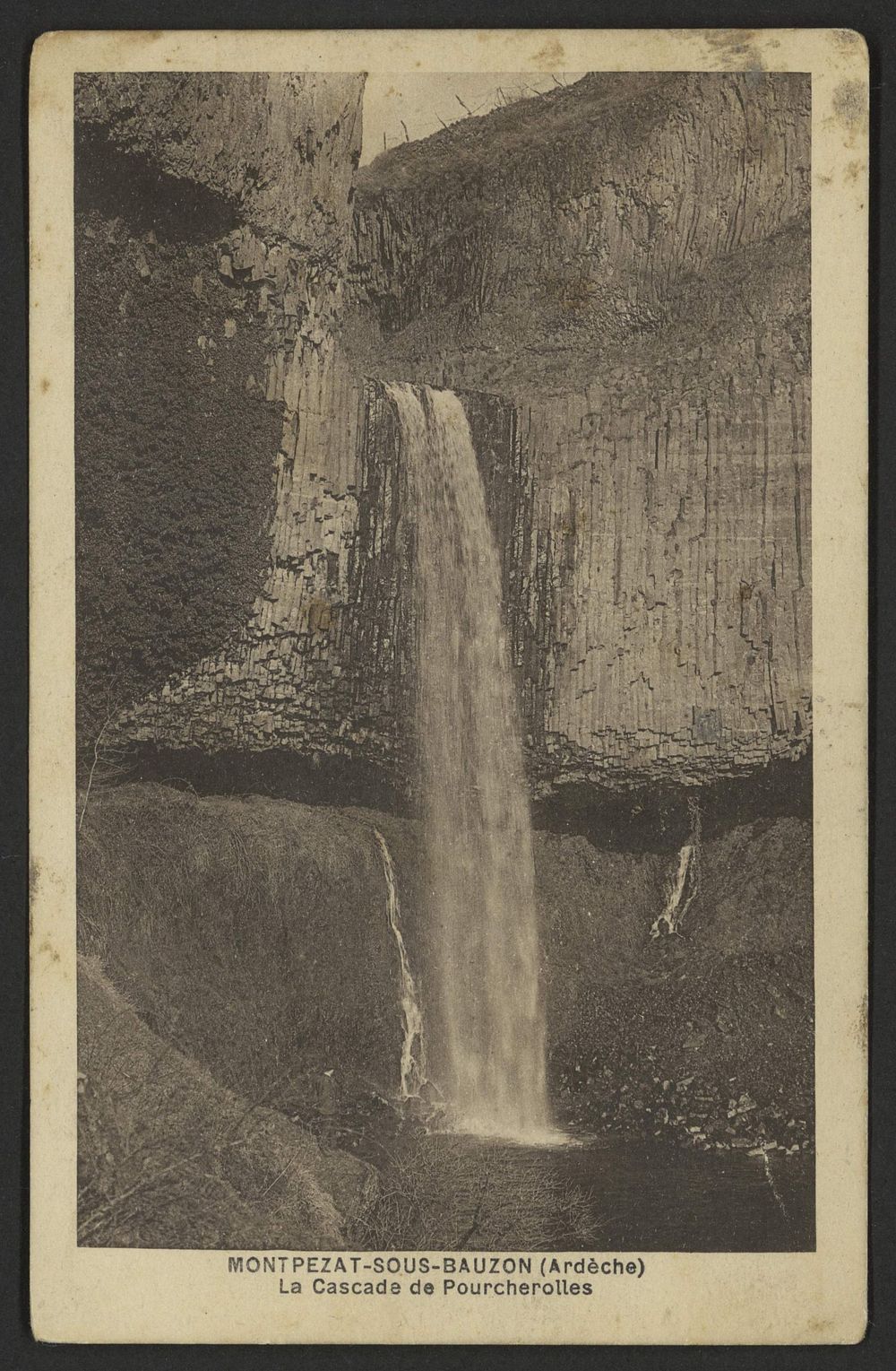 Montpezat-sous-Bauzon (Ardèche). La Cascade de Pourcherolles