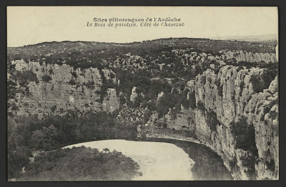 Le Bois de pailoive. Côté de Chasezac