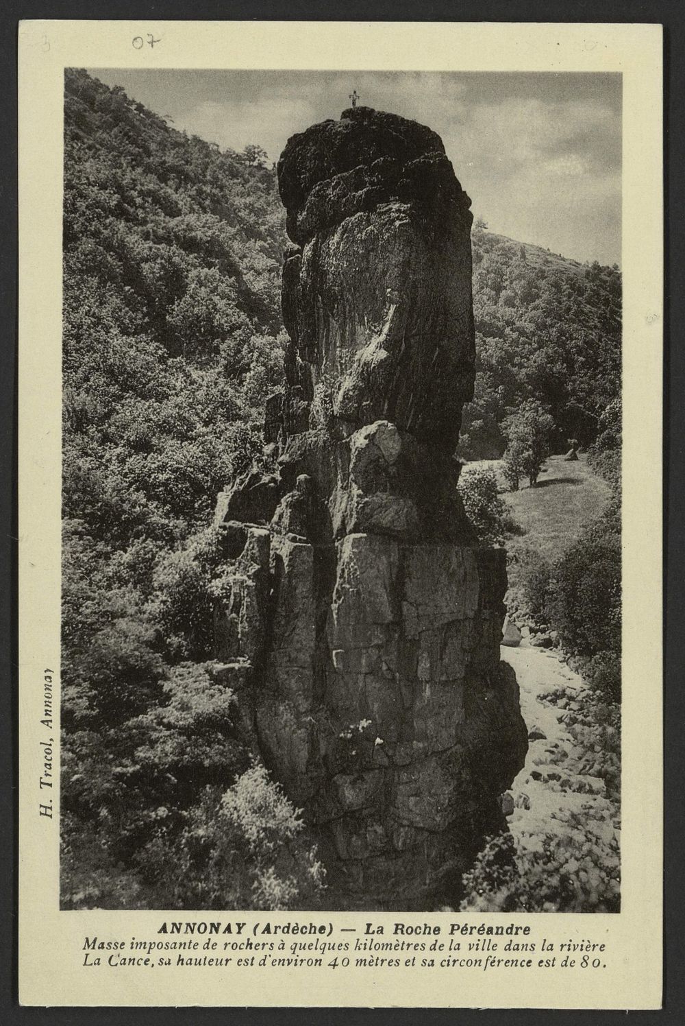 Annonay (Ardèche) - Le Rocher Péréandre