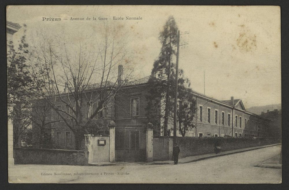 Privas - Avenue de la Gare - Ecole Normale