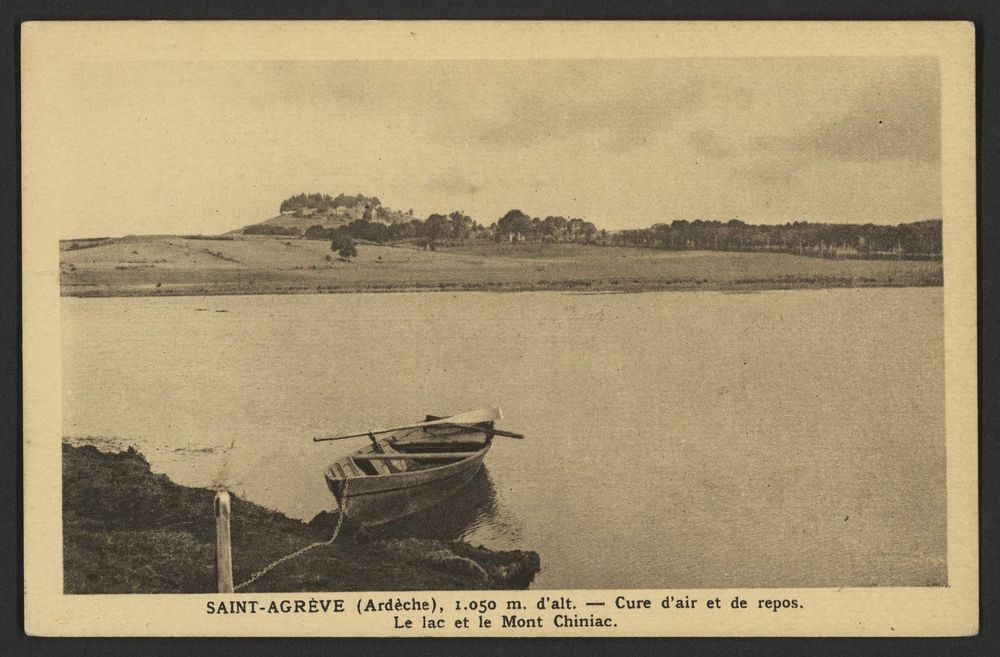 Saint-Agrève (Ardèche), 1050 m. d'alt. - Cure d'air et de repos