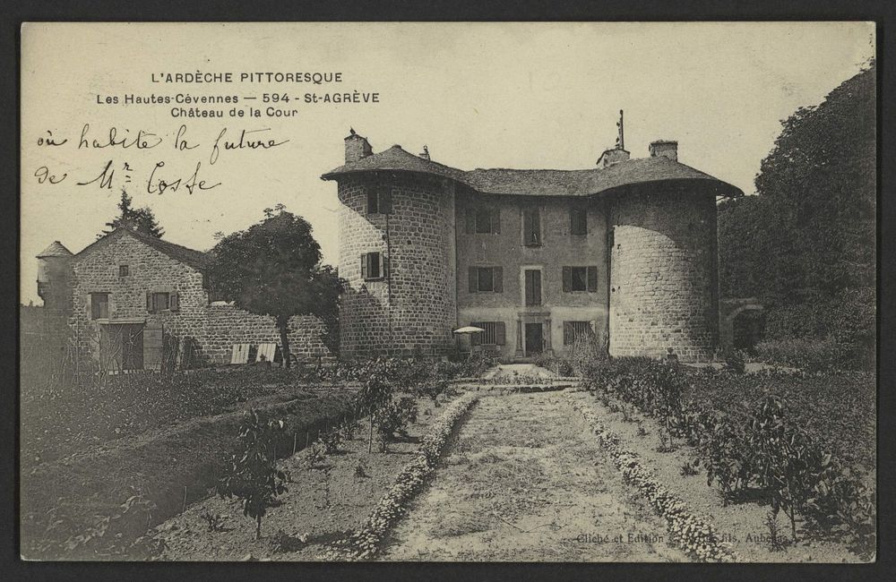 Les Hautes-Cévennes - St-Agrève. Château de la Cour