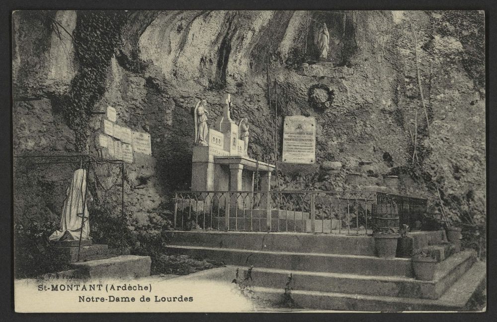 St-Montant (Ardèche). Notre-Dame de Lourdes