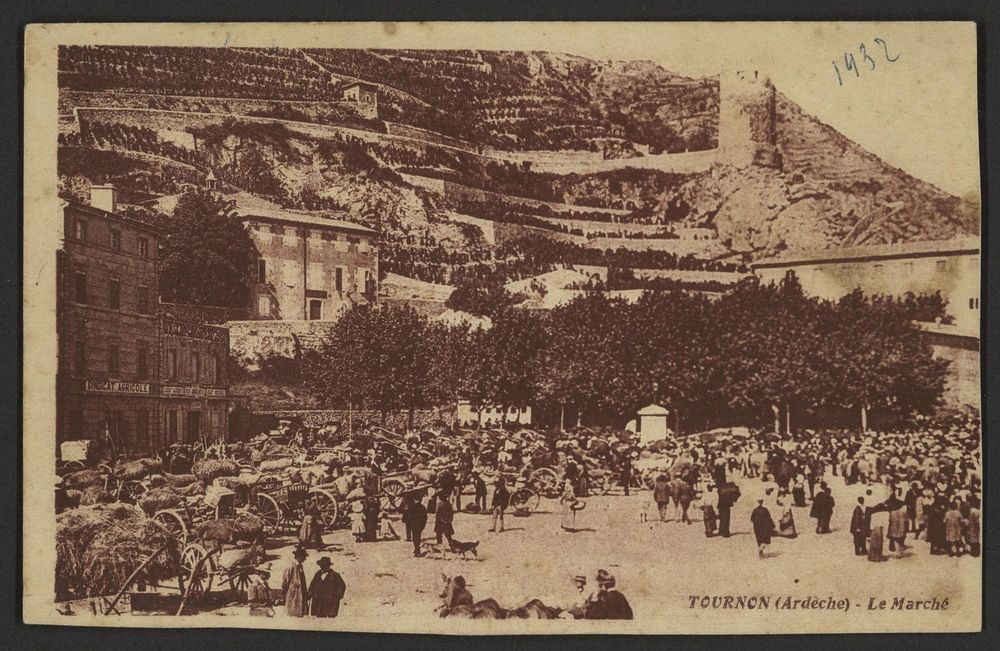 Tournon (Ardèche) - Le Marché