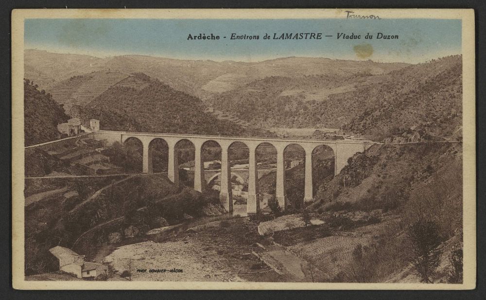 Ardèche - Environs de Lamastre - Viaduc du Duzon