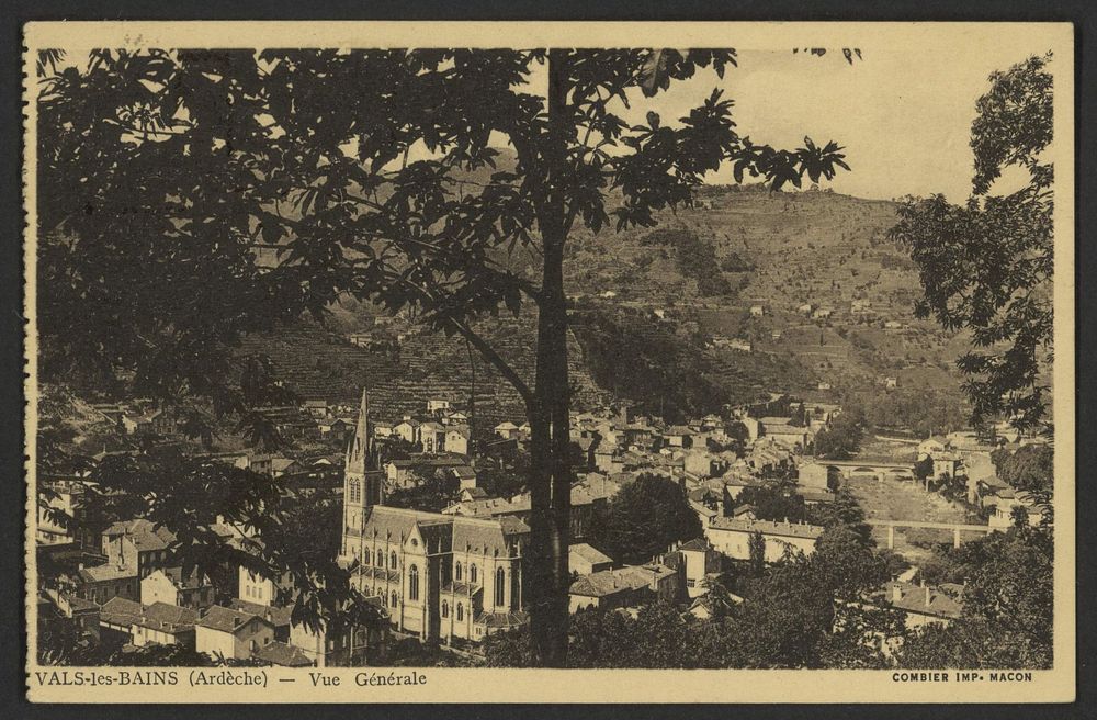 Vals-les-Bains (Ardèche) - Vue Générale