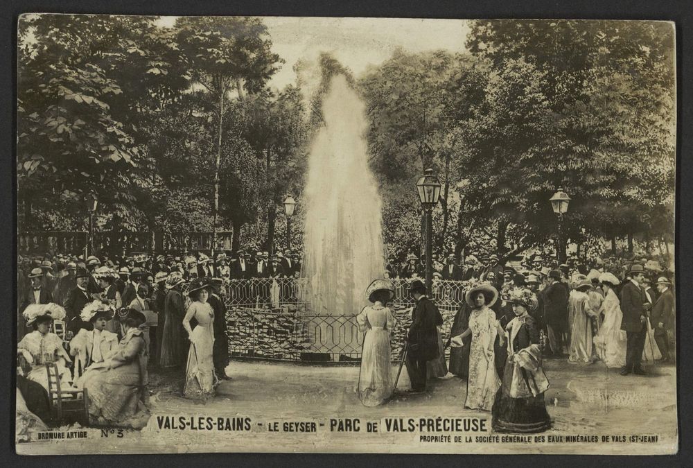 Vals-les-Bains - Le Geyser - Parc de Vals-Précieuse