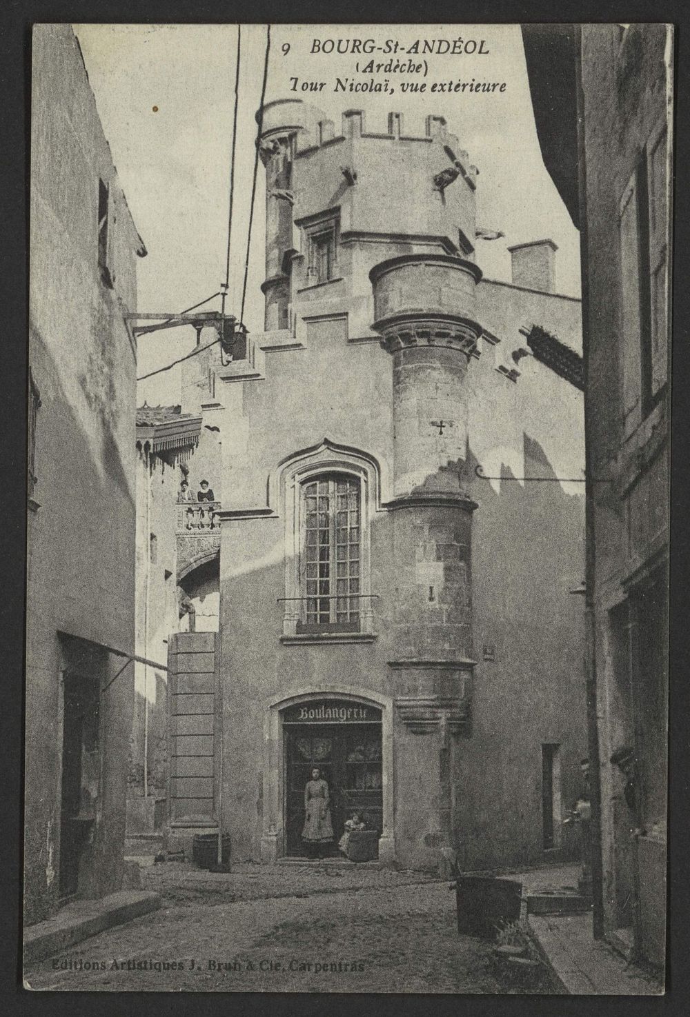 Bourg-St-Andéol (Ardèche) - Tour Nicolaï, vue extérieure