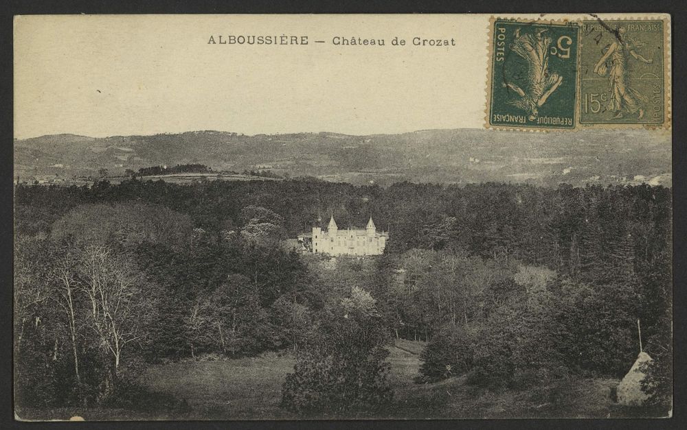 Alboussière - Château de Crozat