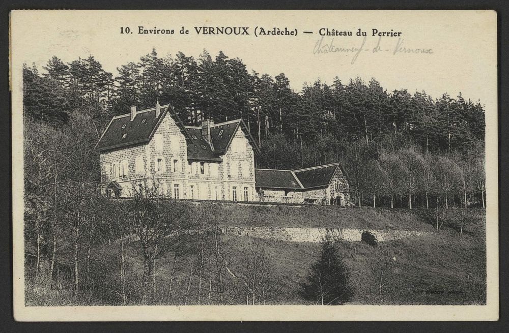 Environs de Vernoux (Ardèche) - Château du Perrier